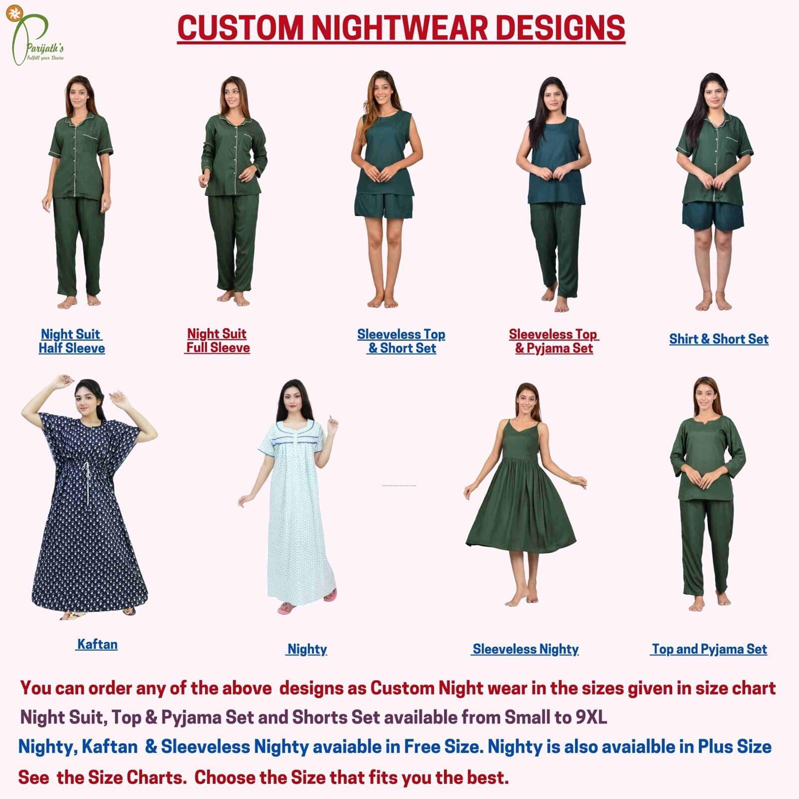 custom nightwear designs